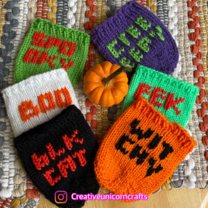 Spooky Halloween Can Cozie Knitting Pattern