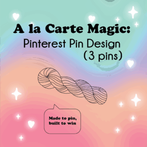 Pinterest Pin Design: A la carte magic