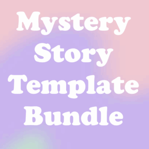 Mystery Story Template Pastel Bundle
