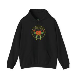 Hook o Ween Hoodie – Cute Vintage Pumpkin Crochet Lovers Pullover