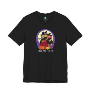 Halloween Crochet Coven T-Shirt — Cute Halloween Witch Crochet Lover Tee